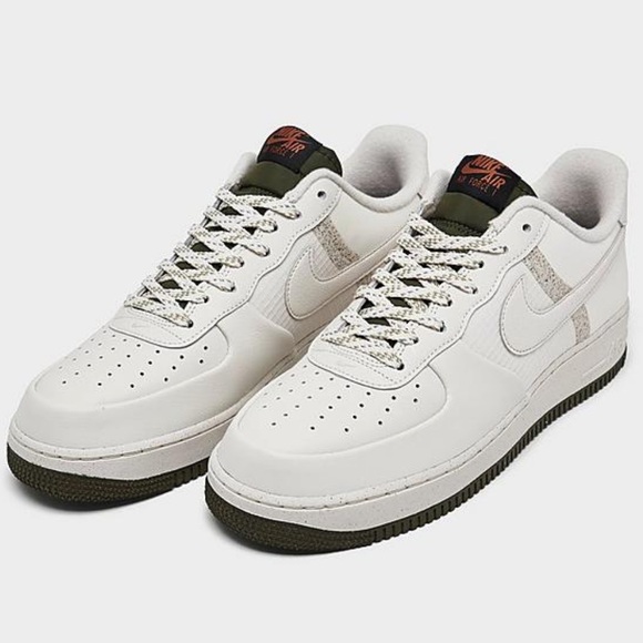 NIKE Air Force 1'07 LV8 Sneaker Phantom/ Cargo Khaki/ Russet men size 8 - Picture 7 of 15